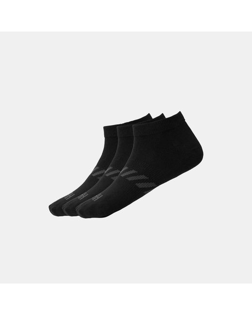 Helly Hansen Black 3 Pack Sports Socks for men