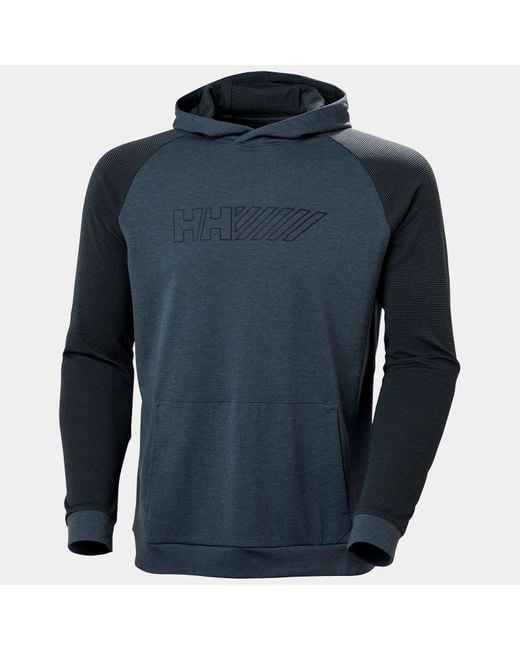 Helly Hansen Blue Lifa Tech Lite Pullover Hood 2.0 for men