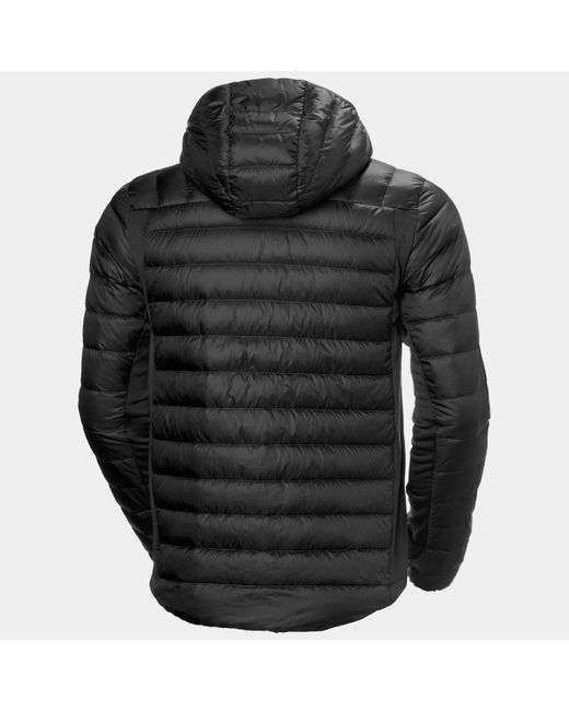 Helly Hansen Black Verglas Down Hybrid Hood 2.0 for men