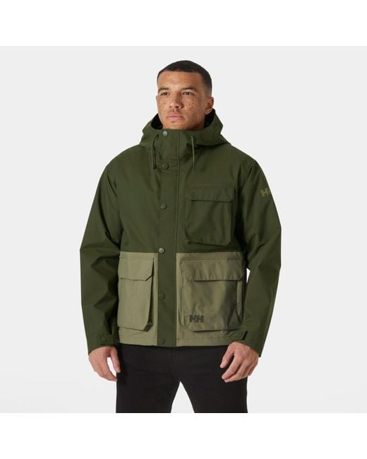 Escape Utility Rain Jacket Hombre Helly Hansen de hombre de color Green