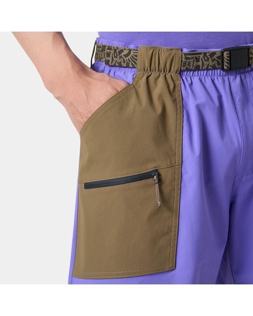 Helly Hansen Blue Awe Relaxed Shorts for men