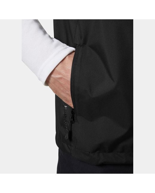 Helly Hansen Black Crew Vest 2.0 for men