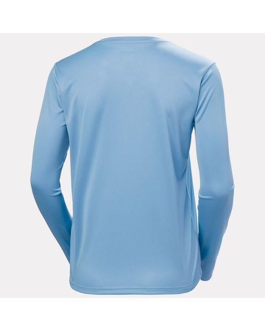 Helly Hansen Blue Tech Crew Long Sleeve 2.0
