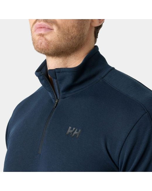 Hp 1/2 Zip Pullover di Helly Hansen in Blue da Uomo