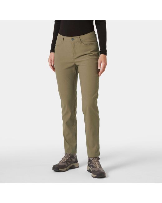 Holmen 5 Pocket Pants 2.0 Mujer Helly Hansen de color Green