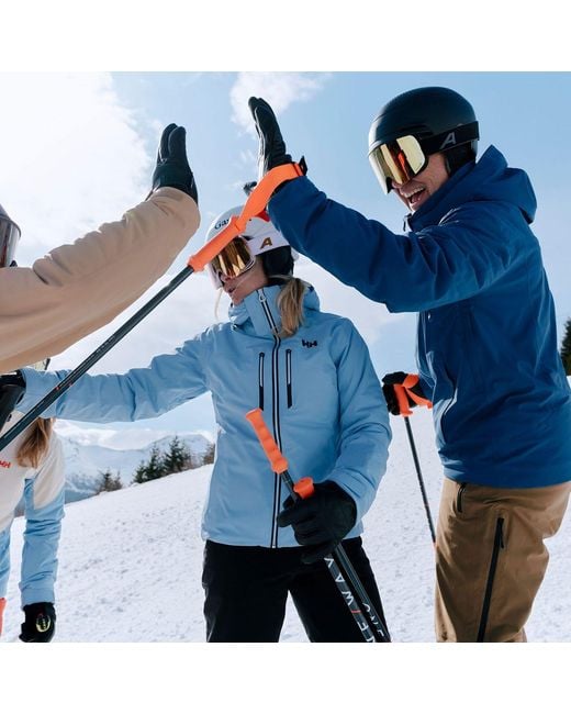 Helly Hansen Blue Alpha Lifaloft Lightweight Ski Jacket for men