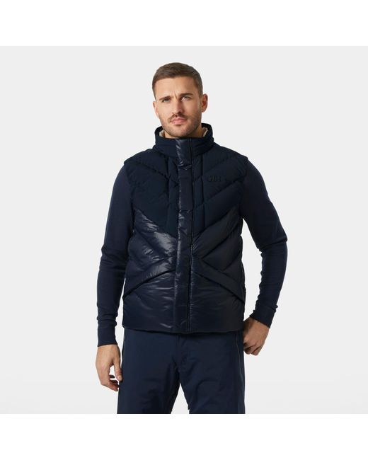 Helly Hansen Blue Village Puffy Vest for men