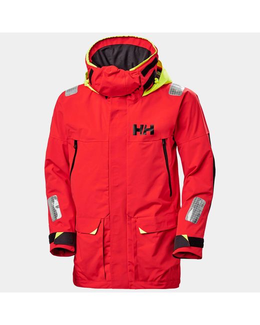 Helly Hansen Red Skagen Offshore Sailing Jacket for men