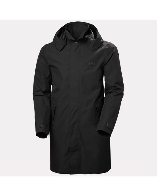 Helly Hansen Black City Raincoat for men