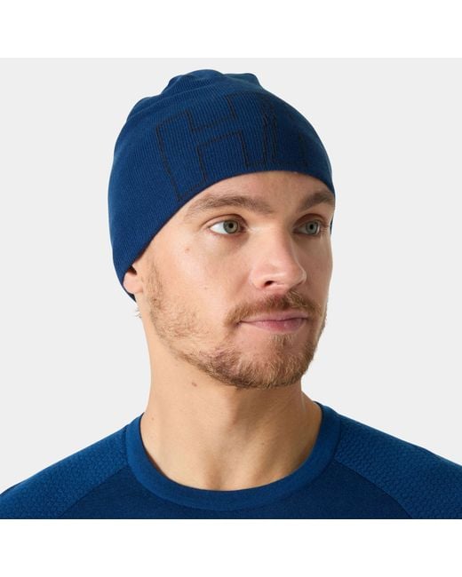 Helly Hansen Blue Outline Beanie Std