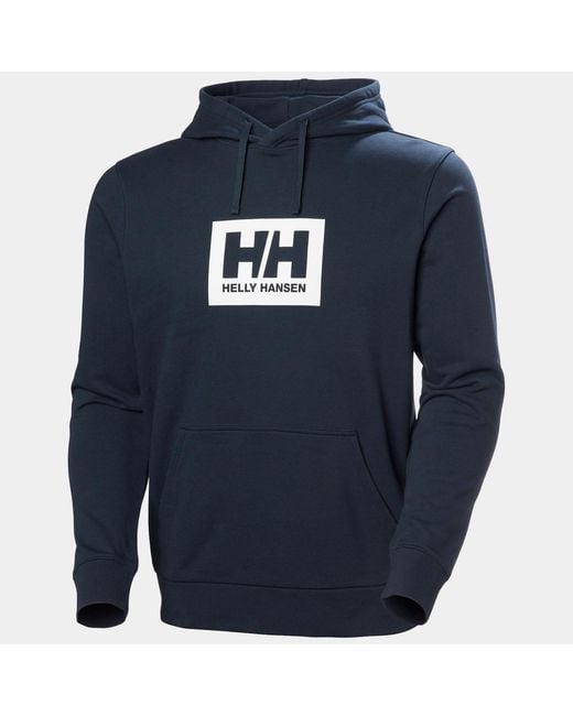Helly Hansen Blue Box Hoodie for men
