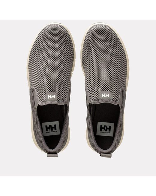 Helly Hansen Gray Ahiga Cushioned Quick-Dry Slipon for men