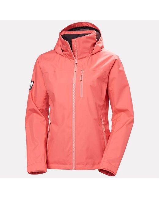 Crew Hooded Giacca Da Vela 2.0 Rosa di Helly Hansen in Red