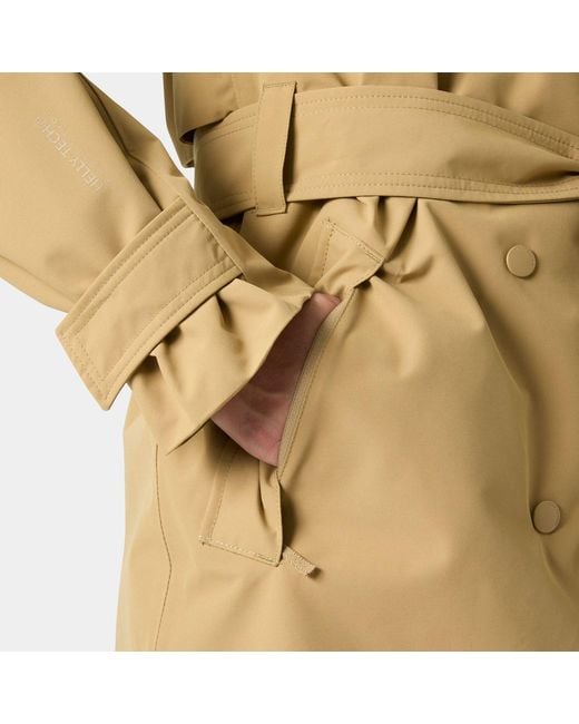 Helly Hansen Metallic Avenue Insulated Long Trench Coat