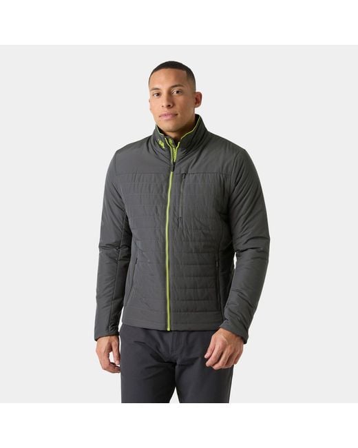 Helly Hansen Gray Crew Insulator Sailing Jacket 2.0 for men