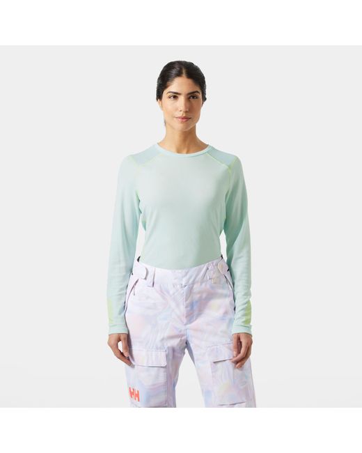 Helly Hansen Blue Lifa Active Crew Lightweight Base Layer