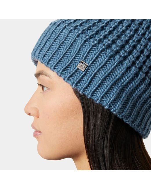 Helly Hansen Blue Snowfall Beanie