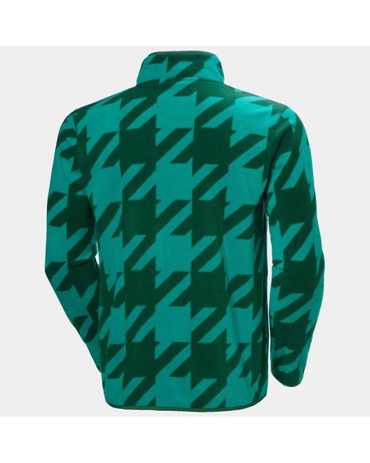 Helly Hansen Green Maridalen Printed Fleece for men