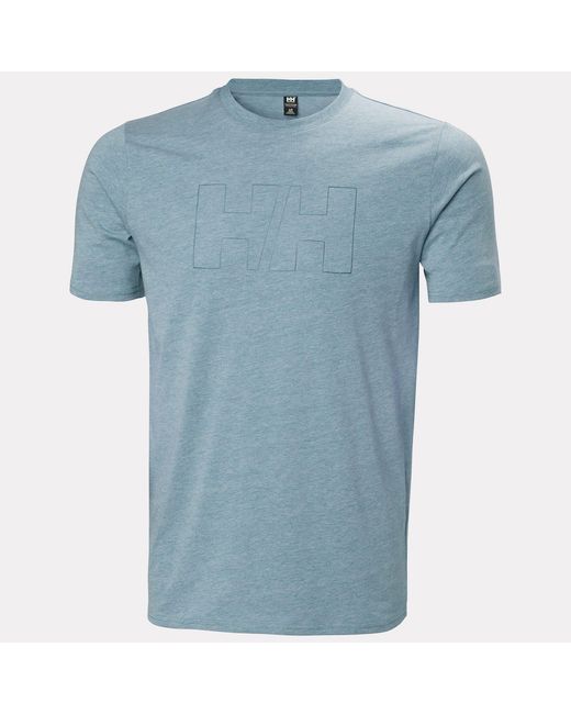 Helly Hansen Blue Hh Tech Logo T-Shirt for men