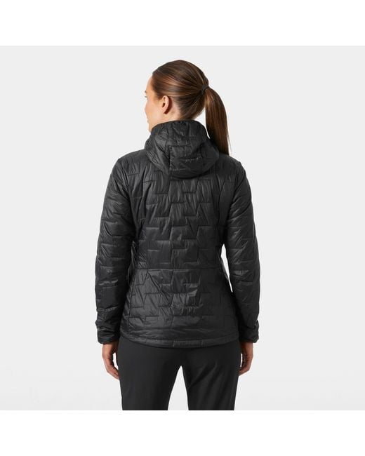 Helly Hansen Black W Lifaloft Hooded Insulator Jacket