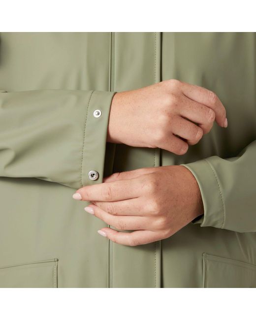 Helly Hansen Green Moss Waterproof Rain Coat