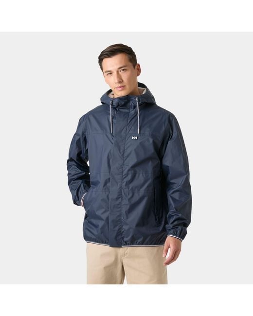 Helly Hansen Blue Koster 2.5-Layer Rain Jacket for men