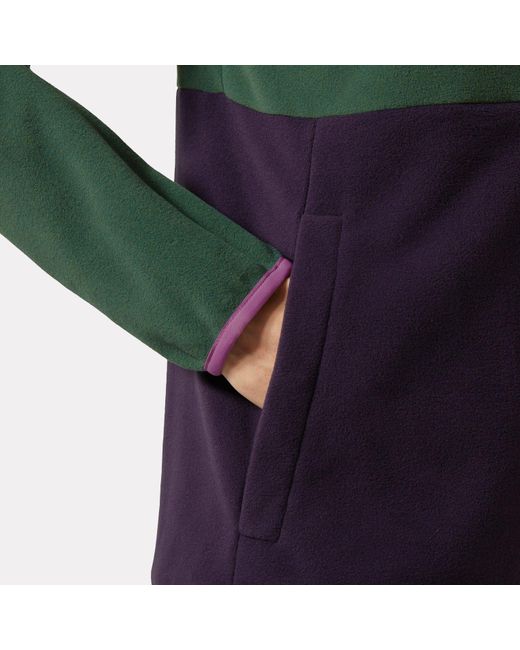 Helly Hansen Green Daybreaker Snap Fleece Pullover