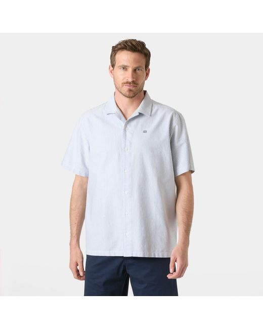 Helly Hansen White Shore Short Sleeve Shirt for men