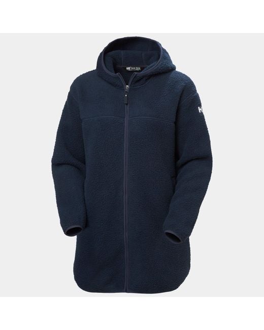 Maud Pile Jacket Mujer Helly Hansen de color Blue