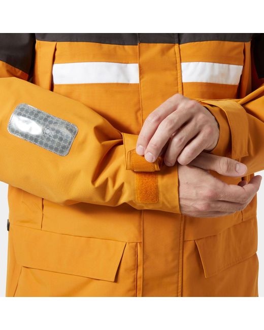 Helly Hansen Orange Pier 4.0 Jacket for men