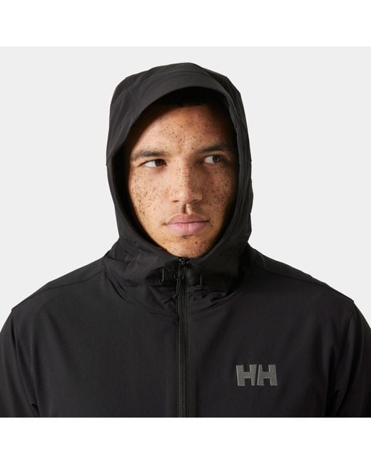 Helly Hansen Black Blaze Hooded Softshell Jacket for men
