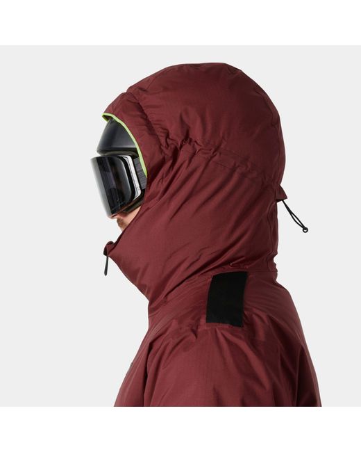 Helly Hansen Red Kvitfjell Race Puffy Ski Jacket for men