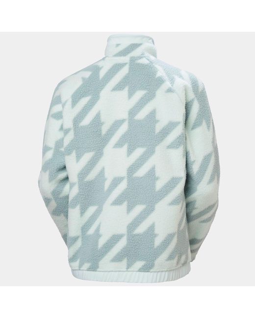 Helly Hansen Green Imperial Printed Pile Snap