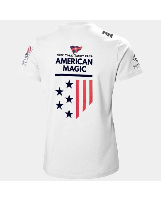 Helly Hansen White American Magic Cotton T-Shirt
