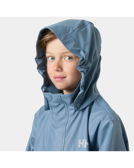 Helly Hansen Blue Junior's Moss Classic Helox Rain Jacket