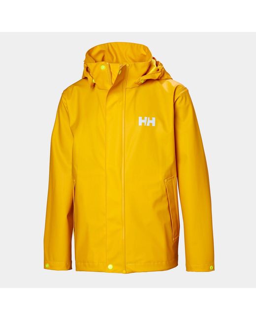 Helly Hansen Yellow Junior's Moss Classic Helox Rain Jacket