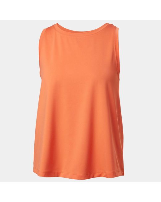 Helly Hansen Orange Tech Split Back Tank 2.0