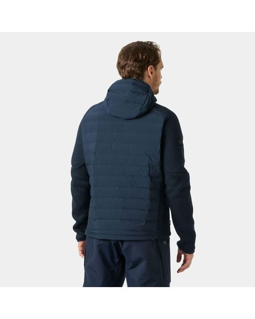Helly Hansen Blue Skagen Hybrid Knit Insulator for men