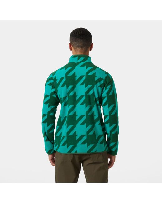 Helly Hansen Green Maridalen Printed Fleece for men