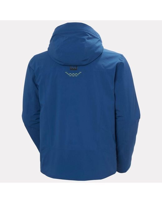 Helly Hansen Blue Alpha Lifaloft Lightweight Ski Jacket for men