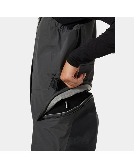 Helly Hansen Black Skagen Pro Sailing Salopette