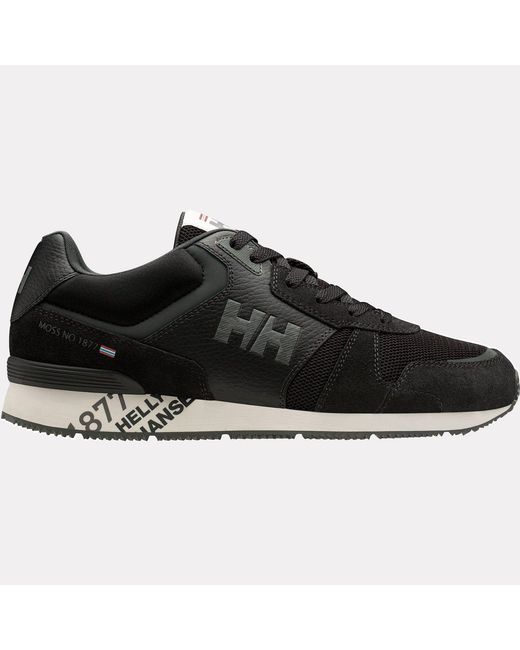 Helly Hansen Black Anakin Leather 2.0 Sneaker for men