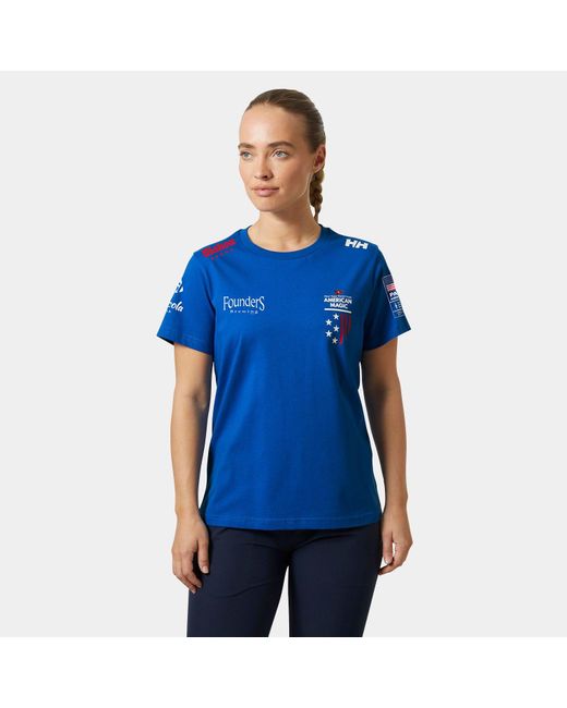Helly Hansen Blue American Magic Cotton T-Shirt