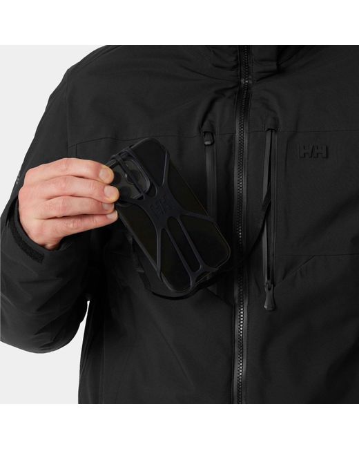 Helly Hansen Black Kvitfjell Infinity Down Ski Jacket for men