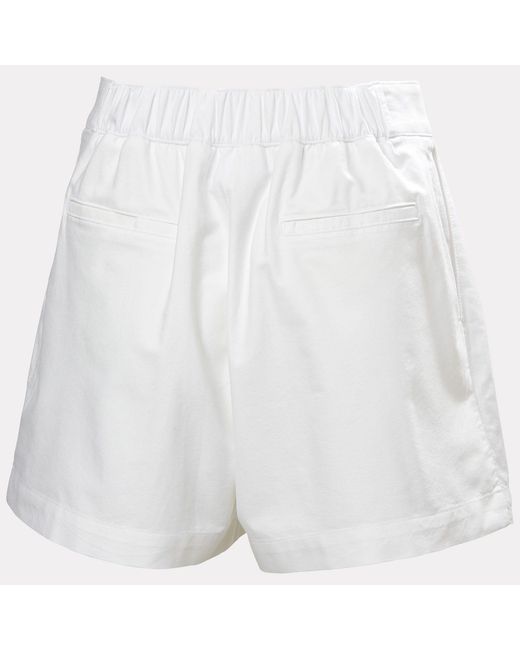 Helly Hansen White Sorrento Shorts 4"
