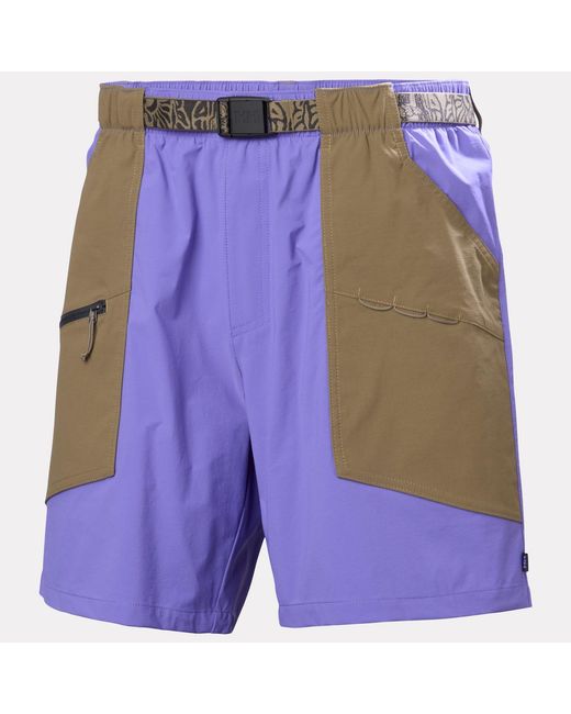 Helly Hansen Blue Awe Relaxed Shorts for men