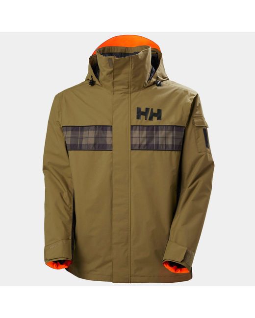 Ullr D Shell Jacket Helly Hansen de color Green