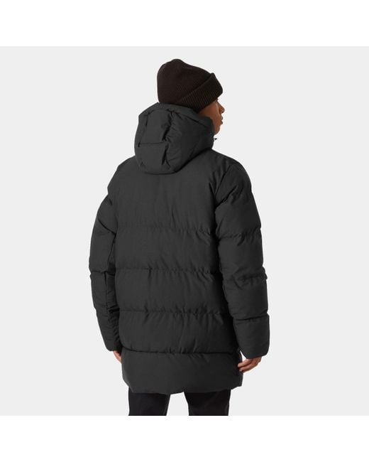 Helly Hansen Black Alby Puffy Parka for men