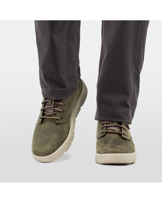 Helly Hansen Green Pinehurst Leather Sneaker Boots for men
