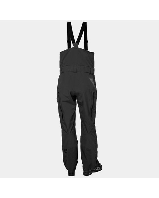 Helly Hansen Black Sogn Bib Shell Ski Pants for men